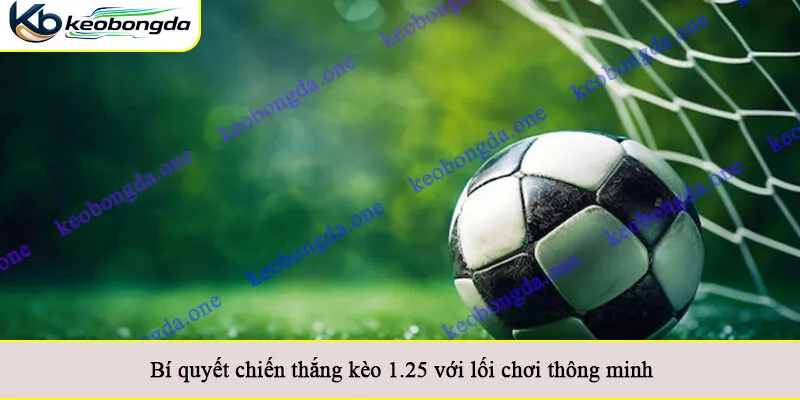 Bí quyết chiến thắng kèo 1.25 với lối chơi thông minh