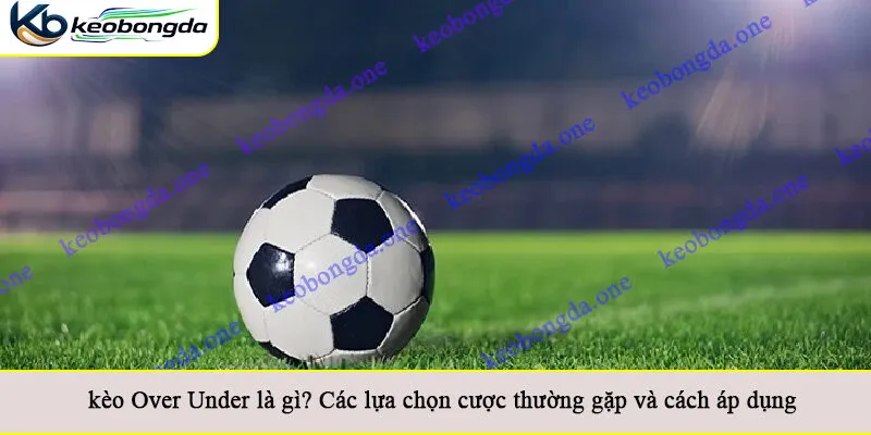 kèo Over Under là gì? Các lựa chọn cược thường gặp và cách áp dụng