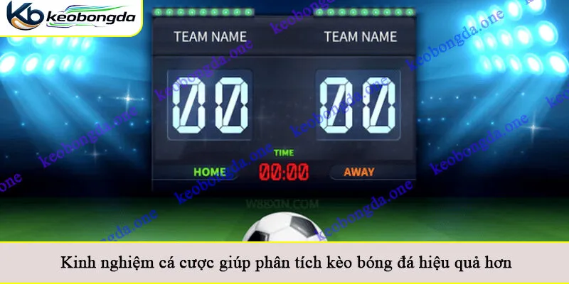 Kinh nghiệm cá cược giúp phân tích kèo bóng đá hiệu quả hơn