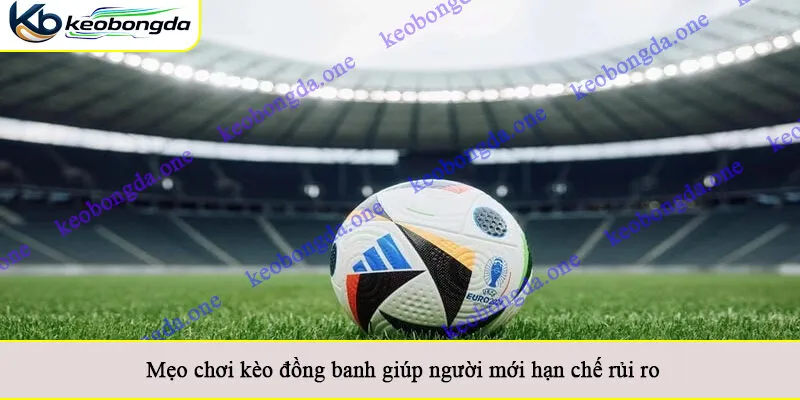 Mẹo chơi kèo đồng banh giúp người mới hạn chế rủi ro