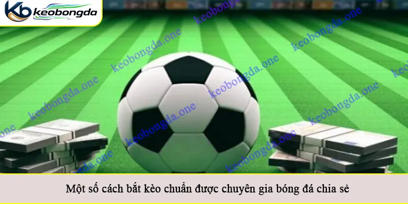 Một số cách bắt kèo chuẩn được chuyên gia bóng đá chia sẻ