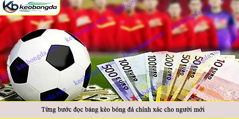 Từng bước đọc bảng kèo bóng đá chính xác cho người mới